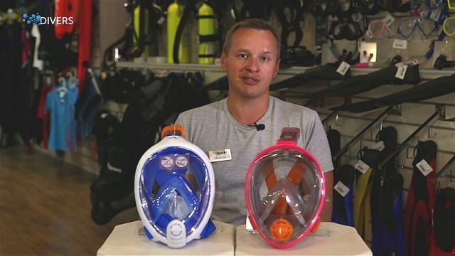 Полнолицевая маска для снорклинга: дешевая или дорогая? Tribord против OceanReef!