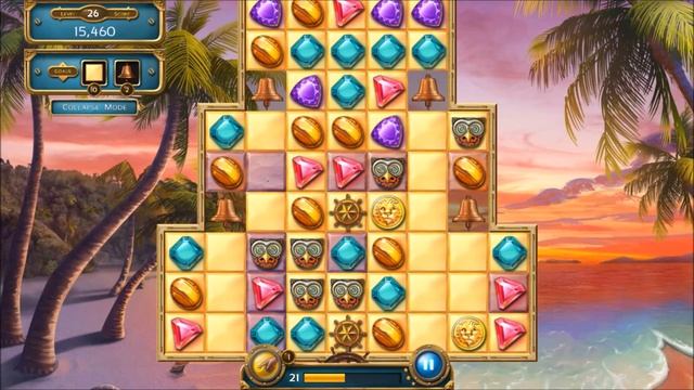 Jewel Quest - Seven Seas - Level 26 смотреть онлайн