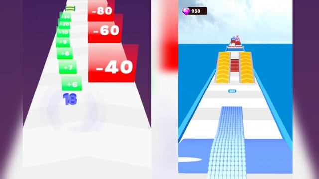 Merge Number Run Master Vs Canvas Run - Level UP Number (Math game ) Max levels walkthrough смотреть онлайн