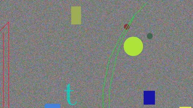 A random video created by a python script. Random characters, colours and shapes смотреть онлайн
