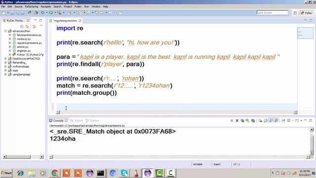 Basic Fundamentals of Regular Expressions in Python смотреть онлайн