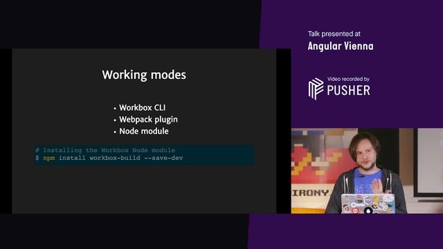 Angular Vienna, Sending the Angular app into deep, deep offline with Workbox, March 2019 смотреть онлайн
