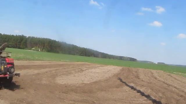 Мотоблок МТЗ - 08МТ. С адаптером и культиватором. смотреть онлайн