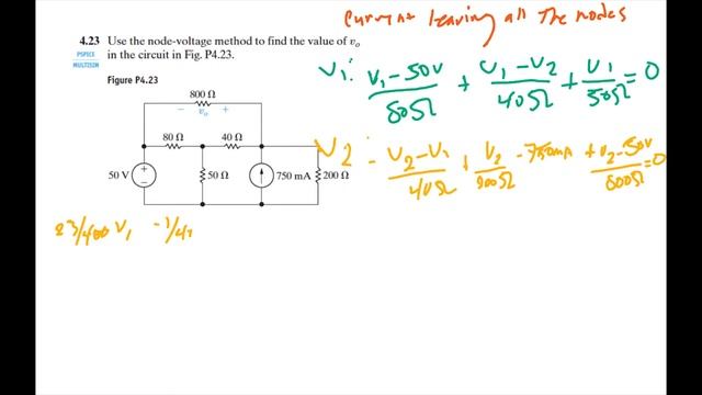 KCL Node Voltage - ECEN 214 смотреть онлайн