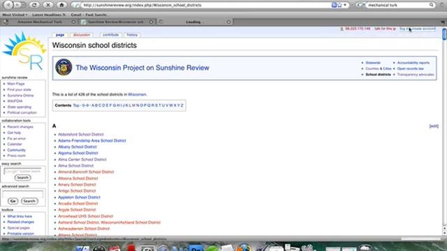 Creating A Wiki Stub For School Districts