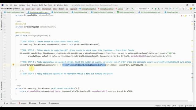 Kafka Streams Stateful Operation | GroupBy | Aggregate | Calculate running average using aggregatio смотреть онлайн