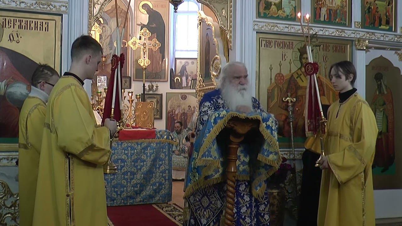 ВОСКРЕШАЮЩАЯ РУСЬ. ПРОПОВЕДЬ В ДЕНЬ ПРАЗДНОВАНИЯ ИКОНЫ БОЖИЕЙ МАТЕРИ 17_12_23 смотреть онлайн