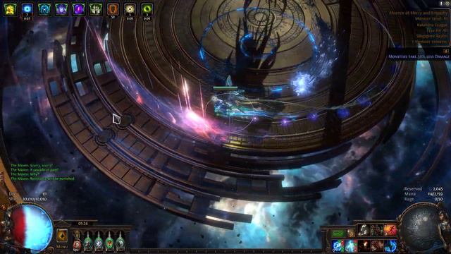 [PoE 3.19] KB/PS Int Stacking Wander - Uber Maven смотреть онлайн