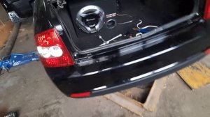 Установка светящихся катафотов. Приора 2