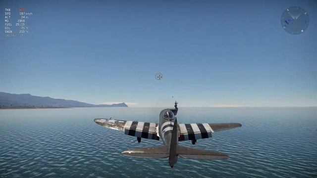 How to land on an aircraft carrier in War Thunder смотреть онлайн