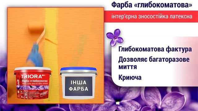 Все что нужно знать про матовую краску для стен TRIORA смотреть онлайн