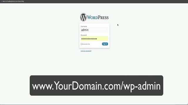 How to Login to Wordpress Admin - Video смотреть онлайн