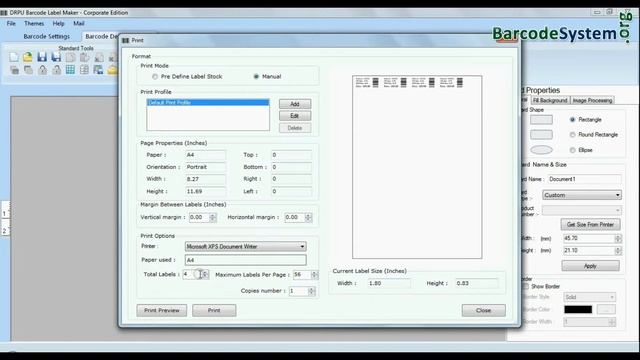 Make linear and 2D barcode labels for labeling on products in industry смотреть онлайн
