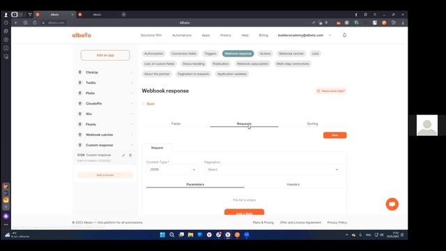 Ответ на Webhook смотреть онлайн