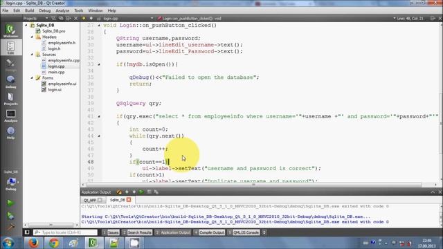 QT C++ GUI Tutorial 12- How to open a new window after successful Login смотреть онлайн