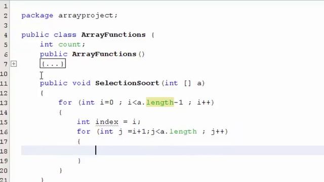 Data Structure with Java -Selection Sort Algorithm смотреть онлайн