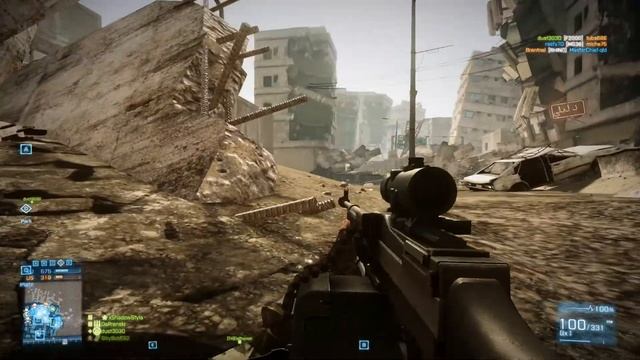 -Battlefield 3 Grafik Test GeForce GTX 550Ti- смотреть онлайн