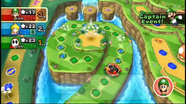 Mario Party 9◆Solo Mode #17 Peach◆Toad Road