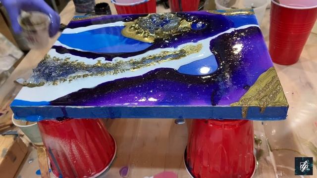 *AMETHYST DREAMS* Epoxy Resin Painting By DiankaPours смотреть онлайн
