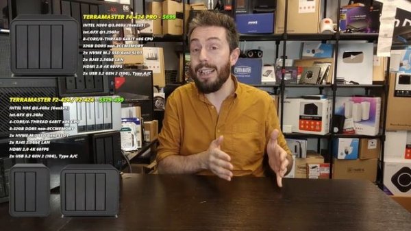 The Terramaster F4-424 Pro, F4-424 and F2-424 NAS Revealed