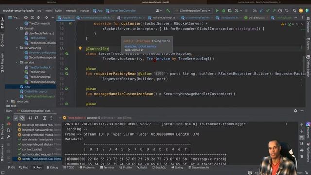 Kotlin RSocket Interceptors смотреть онлайн