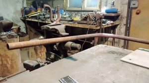 как загнуть27трубу##без трубогиба#90градусов# художественная ковка#кованые элементы#труба#кондуктор