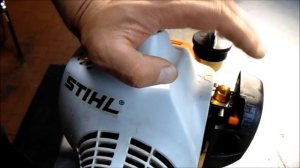 Мотокоса глохнет при нажатии на газ. Причины