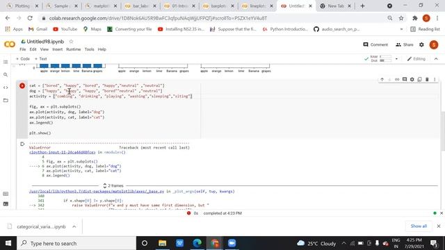 Matplotlib library Python смотреть онлайн