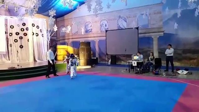 Тхэквондо Астрон. Первенство Московской области 2016. Протасова Тамара. 26 кг. ФИНАЛ. 1 часть смотреть онлайн