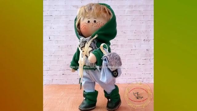 Текстильная кукла ручной работы/Kuk_Lana смотреть онлайн