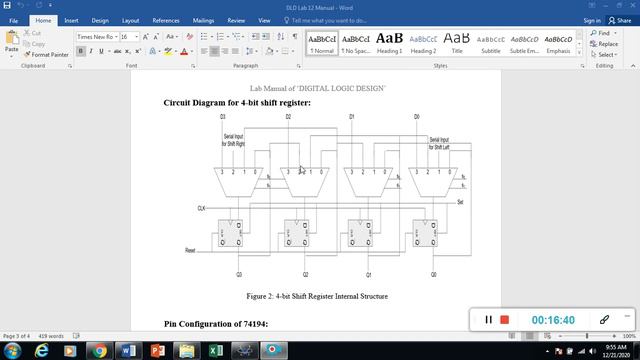 Working of Universal Shift Register and Implement it using 74194 IC in Proteus смотреть онлайн