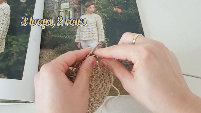 Вяжем рельефный узор спицами из пряжи Macrame ? knitting pattern. смотреть онлайн