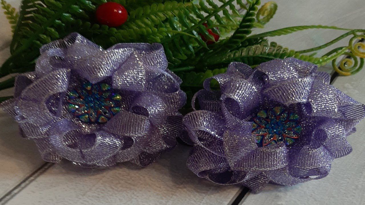 МК. Такие яркие и очень красивые бантики понравятся любой девочке для первых хвостиков.