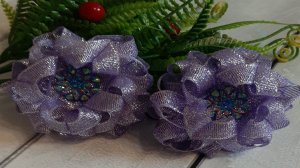 МК. Такие яркие и очень красивые бантики понравятся любой девочке для первых хвостиков.