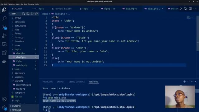 11. PHP Logic and Conditional Statements смотреть онлайн