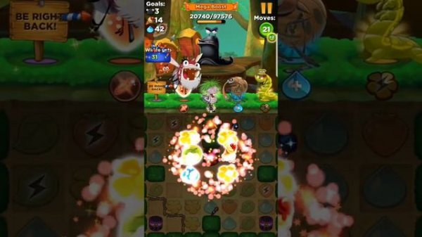 Best Fiends Level 4733 Hard First Try Win