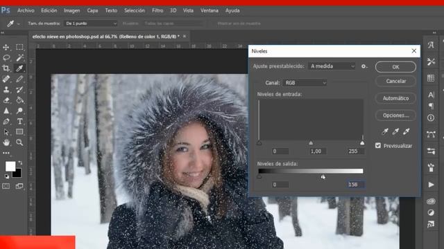 ? Como Hacer Efecto Nieve en PHOTOSHOP ⭐ Crear Nieve en Photoshop смотреть онлайн