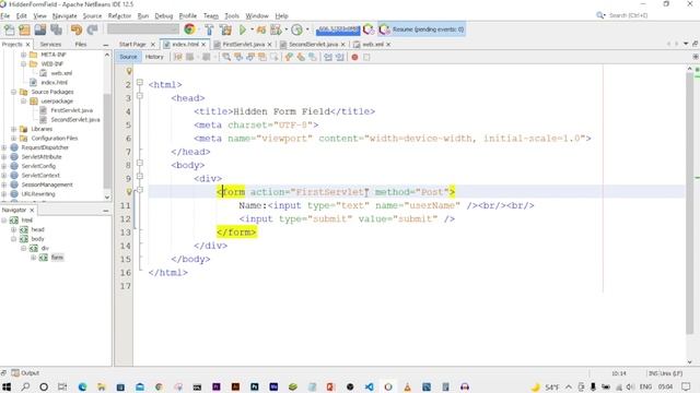 Hidden Form Field in Servlet | Hidden form field in Session Tracking | #AdvancedJava | #YouTube смотреть онлайн
