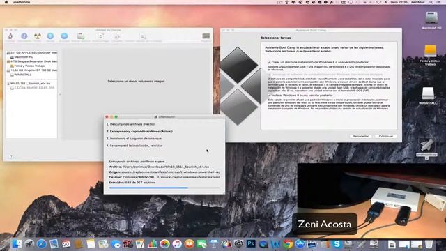 Como instalar windows 10 en MAC - OSX con Bootcamp смотреть онлайн