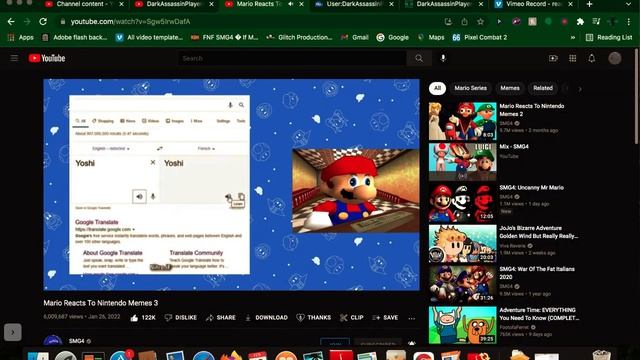 Updates and REACTIONS: Mario Reacts To Nintendo Memes 3 (DarkAssassinPlayer4 Era) смотреть онлайн