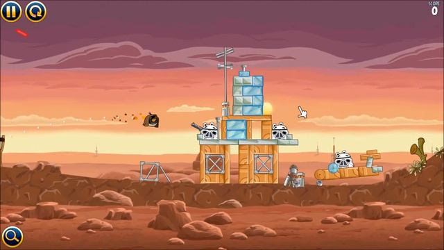 Angry Birds Star Wars   прохождение Tatooine 1- 13 уровень