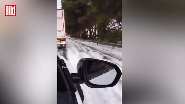 Gigantischer Hagelsturm: Spanien versinkt im Extrem-Wetter смотреть онлайн