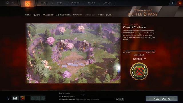 Dota 2 - The International Trees Challenge using auto clicker!!! смотреть онлайн