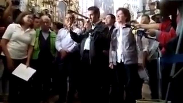 Presidente de Mexico visitó la iglesia de Santa Prisca VE COMO FUE RECIBIDO смотреть онлайн