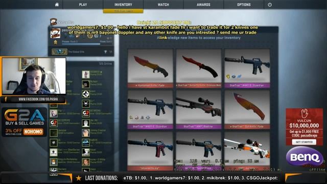 Паше Бицепсу скинули дроп на 1000000 руб!