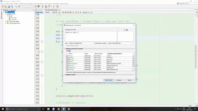 Javascript #3 - 7 - Enviando um projeto para o Github utilizando o Netbeans смотреть онлайн