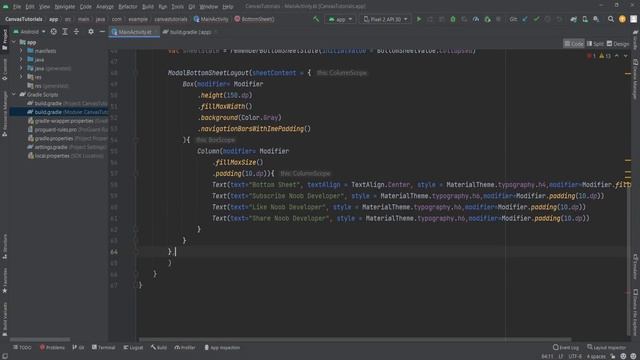 Bottom Sheet in Android Jetpack Compose Kotlin Android Studio смотреть онлайн