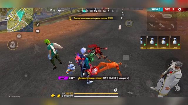 Я ПОПРОСИЛ 50 ИГРОКОВ ПРОБЕЖАТЬ 100.000 МЕТРОВ ЗА ДЕНЬГИ В ФРИ ФАЕР! FREE FIRE смотреть онлайн