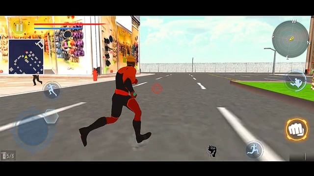 Flying Superhero Spider Rope Hero Rescue Game 2023 Part2 - Android GamePlay смотреть онлайн