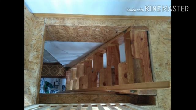 Самодельная лестница гусиный шаг / Homemade goose step ladder смотреть онлайн